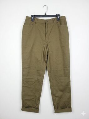 Lauren Ralph Lauren Olive Straight-Leg Women’s Pants